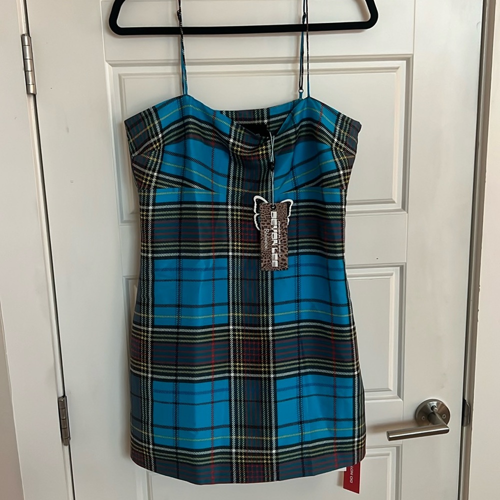 Realisation Par The Dru- Deanie Check Dress size L.